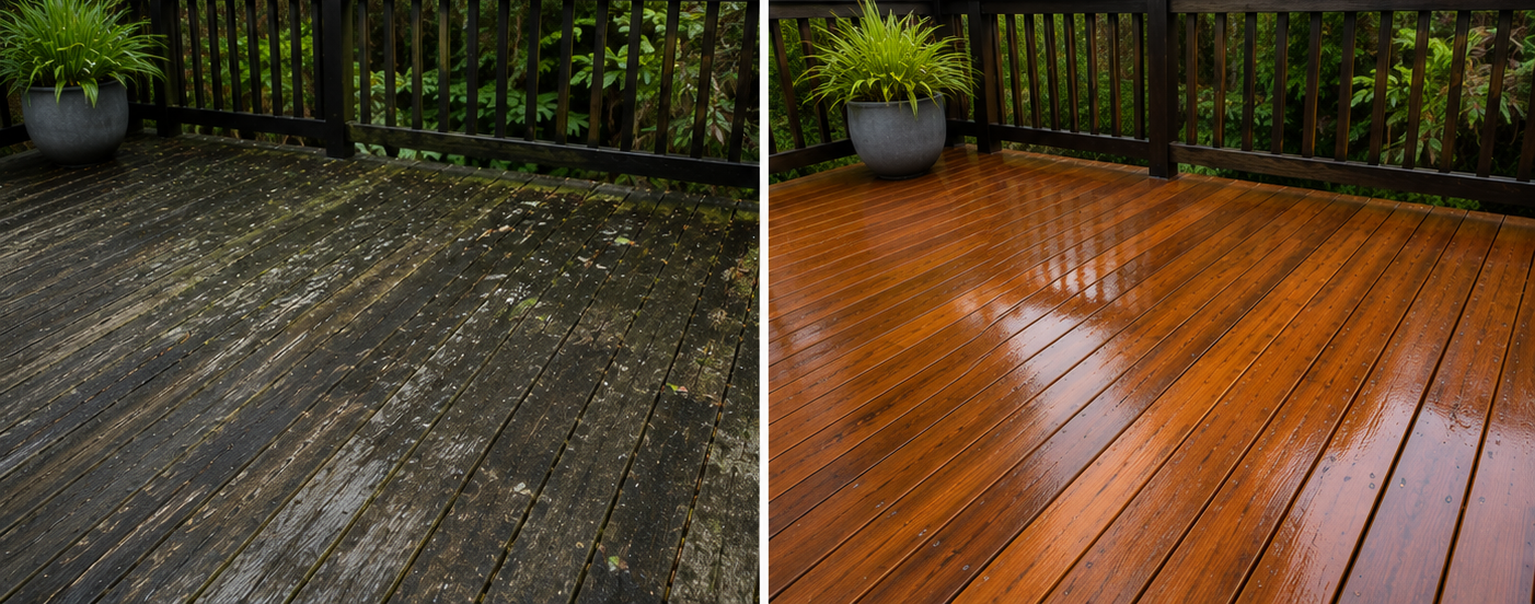 Deck cleaning